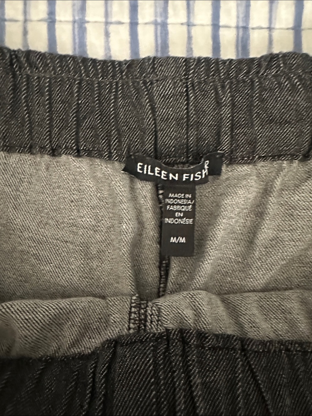 Eileen Fisher Dark Gray Pull on Pants Size Medium - Picture 6 of 9